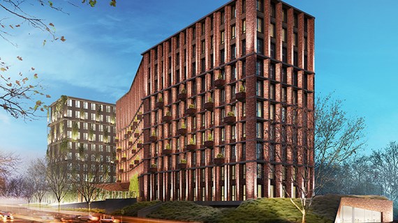 Caverion toteuttaa rakennustekniikan ekologisesti innovatiiviseen ”The Brick” -toimistokokonaisuuteen Itävallassa