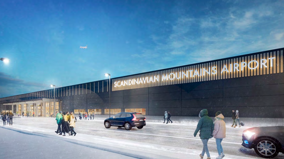 Scandinavian Mountains Airport on modernin teknologian taidonnäyte – Ruotsiin ensimmäinen uusi lentokenttä 19 vuoteen