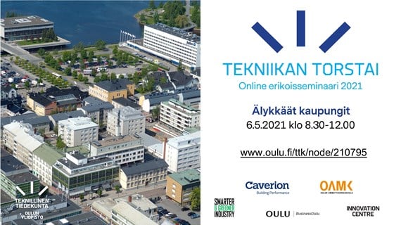 Caverion ja Oulun korkeakoulut aloittavat yhteistyön koulutuksessa ja älykaupungin kehittämisessä