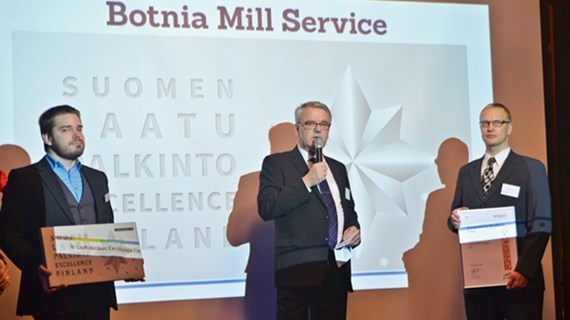 Caverionille tunnustus laatutyöstä Excellence Finland -kisassa